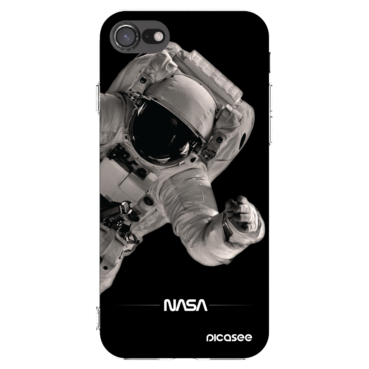 Picasee husă transparentă din silicon pentru Apple iPhone 8 - Astronaut Big