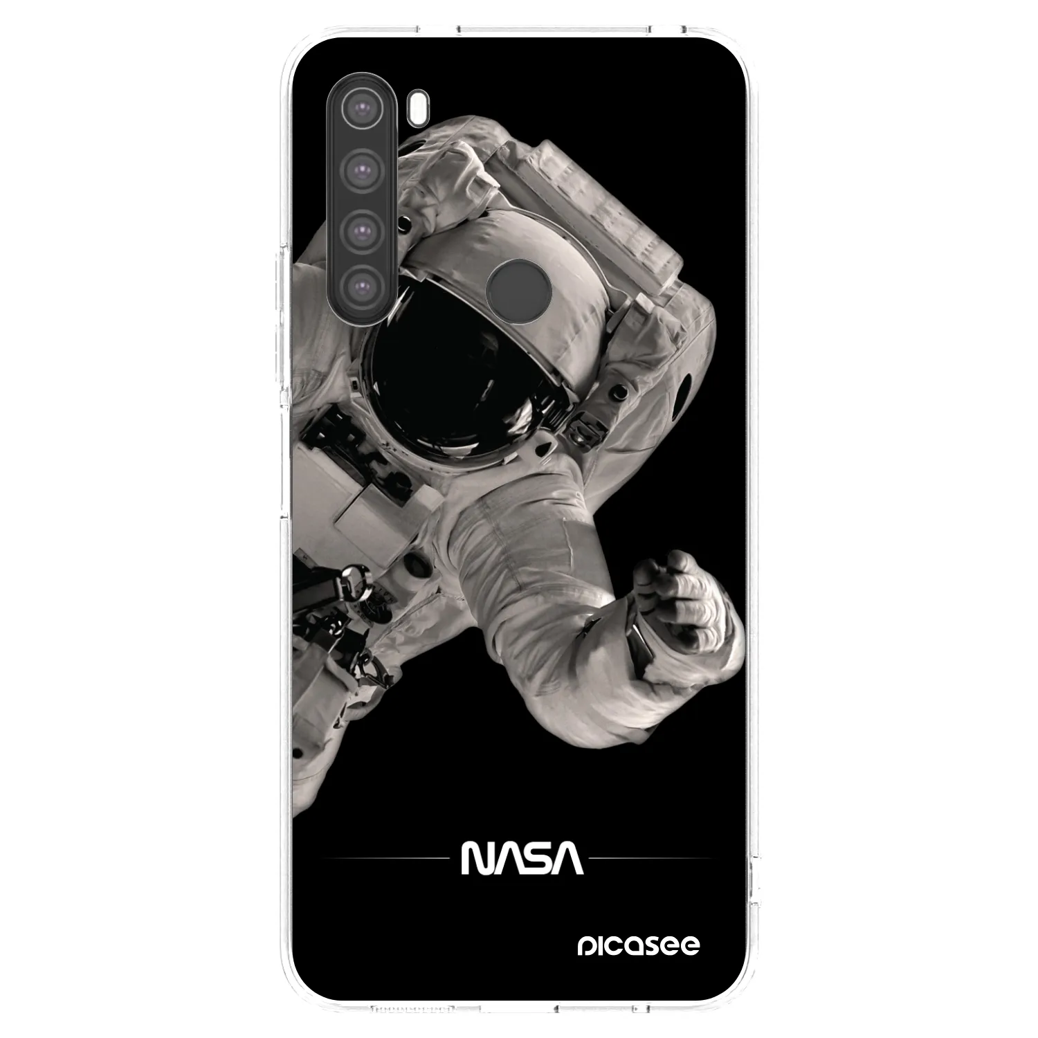 Picasee husă transparentă din silicon pentru Xiaomi Redmi Note 8 - Astronaut Big