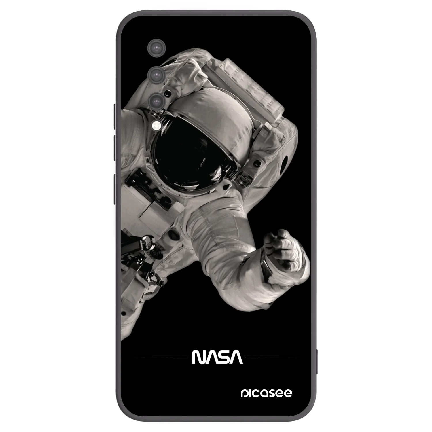 Picasee husă neagră din silicon pentru Xiaomi Mi 9 Lite - Astronaut Big