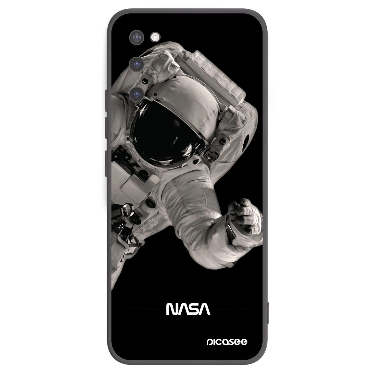 Picasee husă neagră din silicon pentru Samsung Galaxy S20 G980F - Astronaut Big