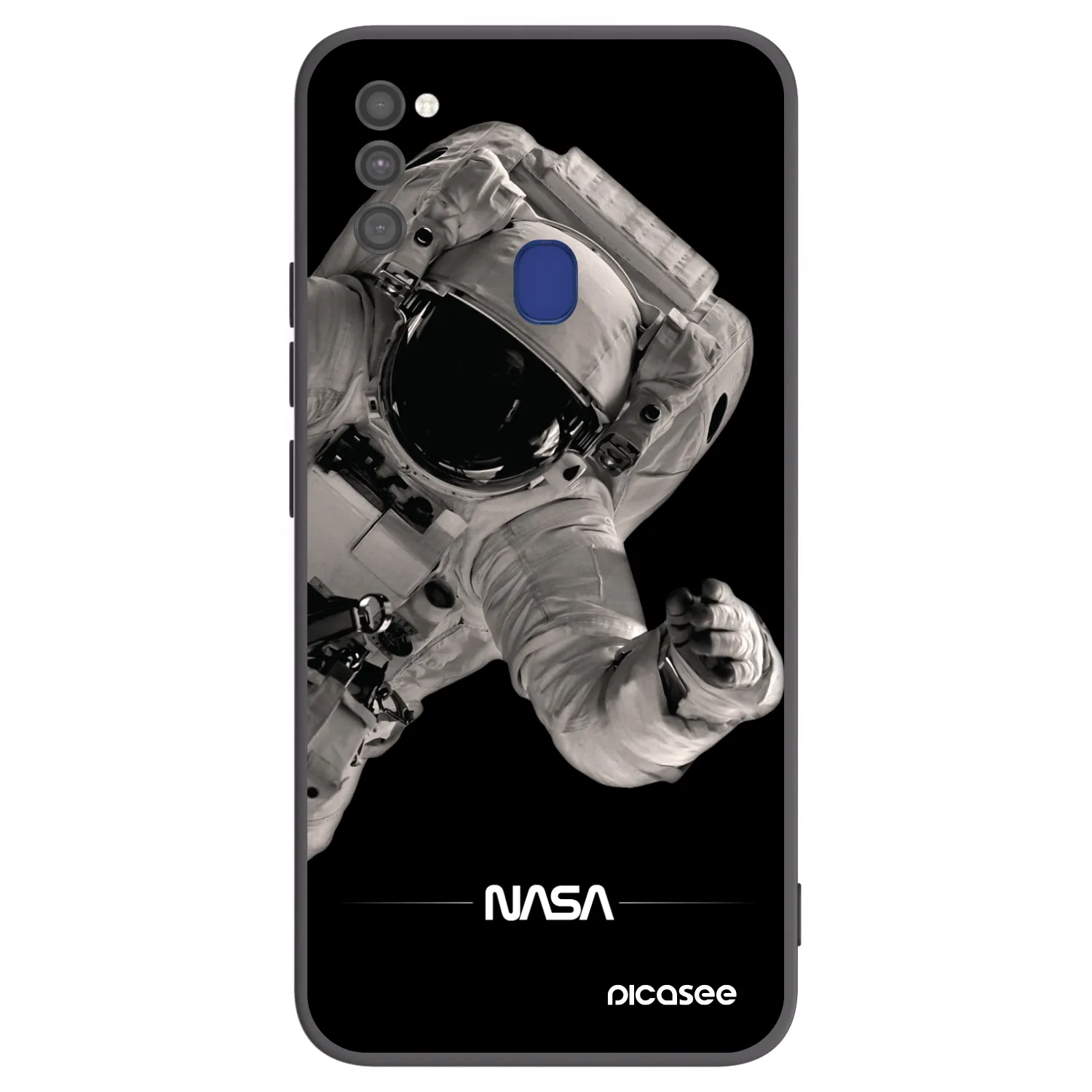 Picasee husă neagră din silicon pentru Samsung Galaxy M21 M215F - Astronaut Big