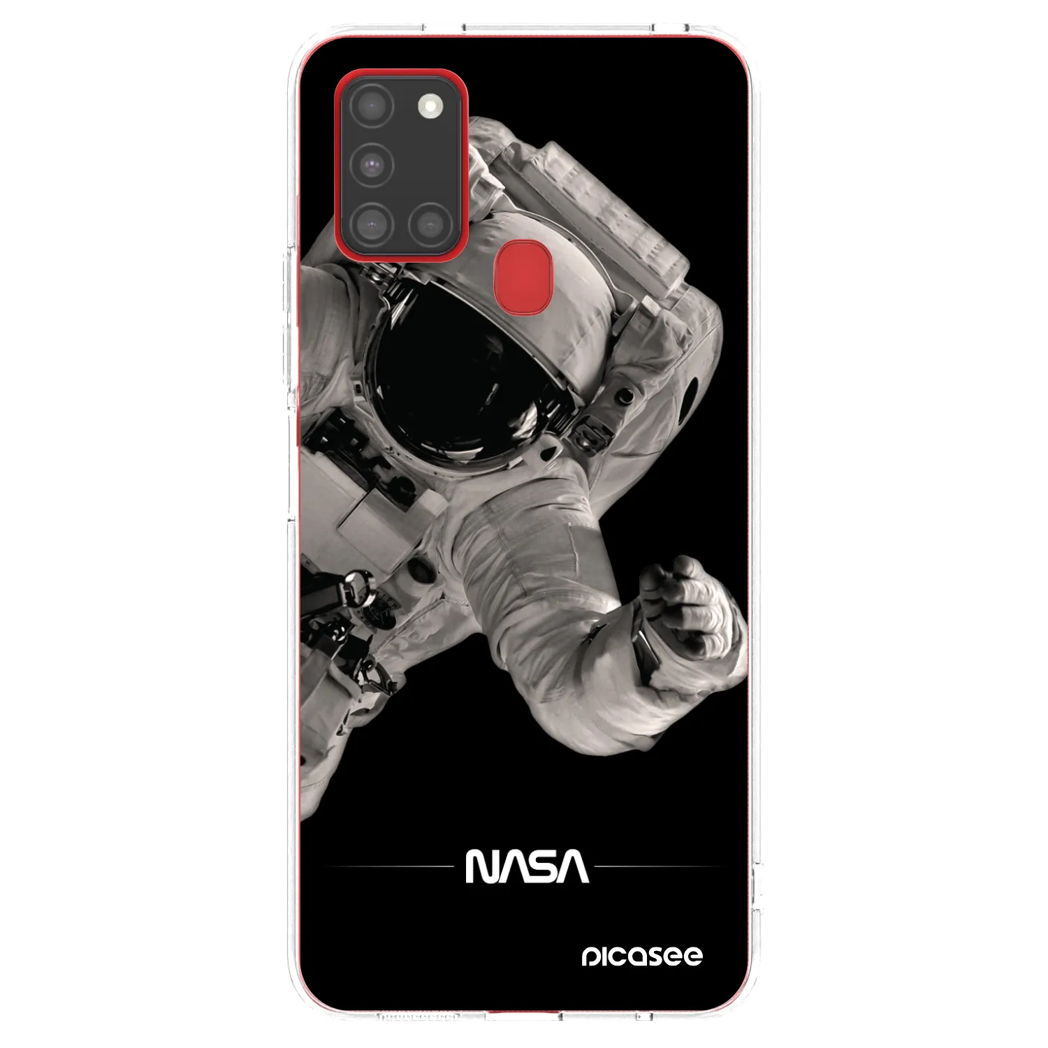 Picasee husă transparentă din silicon pentru Samsung Galaxy A21s - Astronaut Big