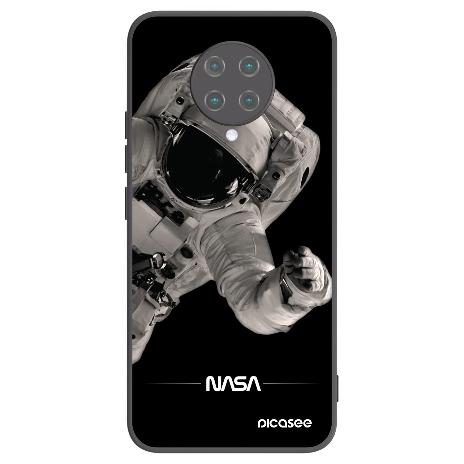 Picasee husă neagră din silicon pentru Xiaomi Poco F2 Pro - Astronaut Big