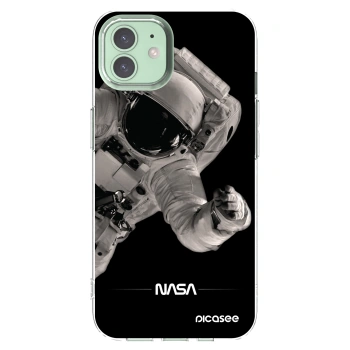 Picasee husă transparentă din silicon pentru Apple iPhone 12 Pro - Astronaut Big