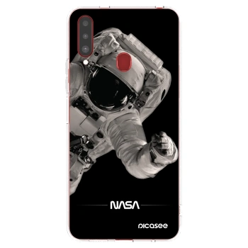 Picasee husă transparentă din silicon pentru Samsung Galaxy A20s - Astronaut Big