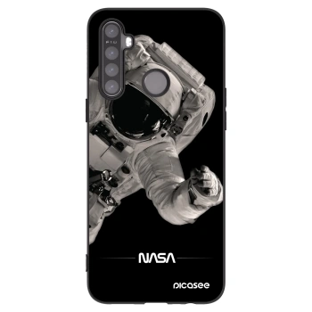 Picasee husă neagră din silicon pentru Realme 5 - Astronaut Big
