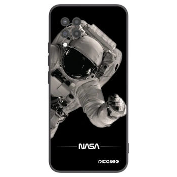 Picasee husă neagră din silicon pentru Samsung Galaxy A42 A426B - Astronaut Big