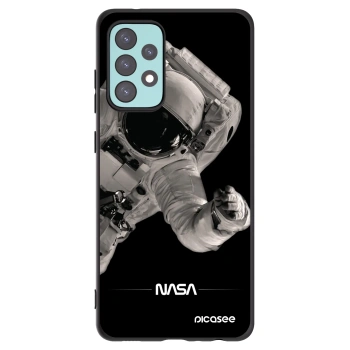 Picasee husă neagră din silicon pentru Samsung Galaxy A72 A725F - Astronaut Big