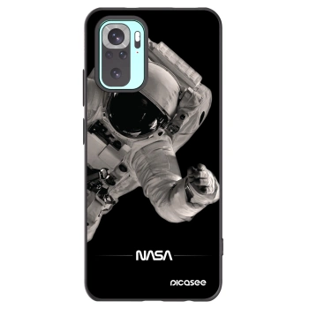 Picasee husă neagră din silicon pentru Xiaomi Redmi Note 10 Pro - Astronaut Big