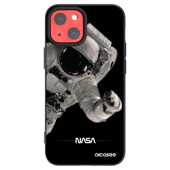 Picasee husă neagră din silicon pentru Apple iPhone 13 mini - Astronaut Big