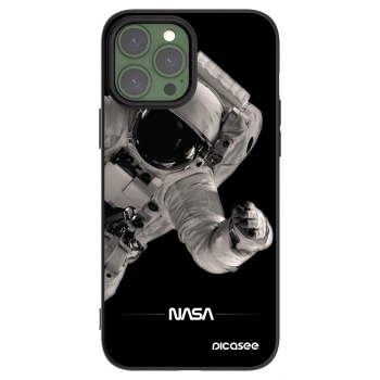 Picasee husă neagră din silicon pentru Apple iPhone 13 Pro Max - Astronaut Big
