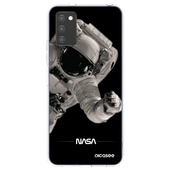 Picasee husă transparentă din silicon pentru Samsung Galaxy A02s A025G - Astronaut Big