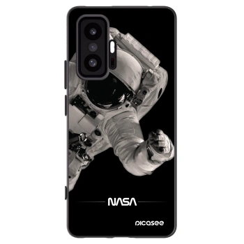 Picasee husă neagră din silicon pentru Xiaomi 11T - Astronaut Big