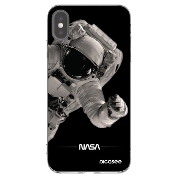 Picasee husă transparentă din silicon pentru Apple iPhone XS Max - Astronaut Big