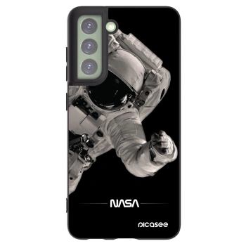 Picasee husă neagră din silicon pentru Samsung Galaxy S21 FE 5G - Astronaut Big
