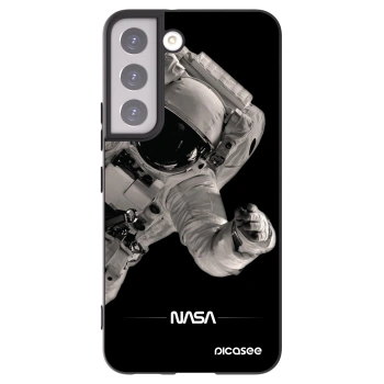 Picasee husă neagră din silicon pentru Samsung Galaxy S22 5G - Astronaut Big