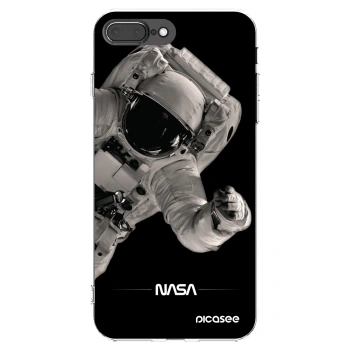 Picasee husă transparentă din silicon pentru Apple iPhone 7 Plus - Astronaut Big