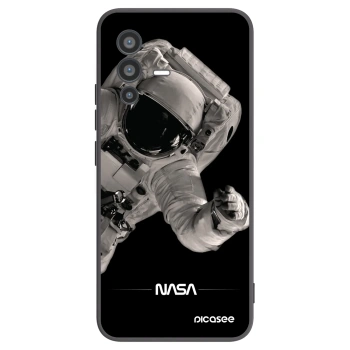 Picasee husă neagră din silicon pentru Vivo V23 5G - Astronaut Big