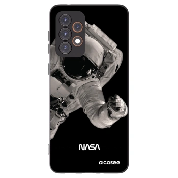Picasee husă neagră din silicon pentru Samsung Galaxy A33 5G A336 - Astronaut Big