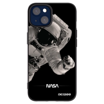 Picasee husă neagră din silicon pentru Apple iPhone 14 - Astronaut Big