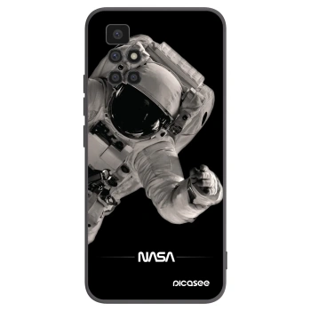 Picasee husă neagră din silicon pentru Xiaomi Redmi 10 (2022) - Astronaut Big