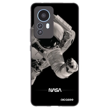 Picasee husă neagră din silicon pentru Xiaomi 12T - Astronaut Big