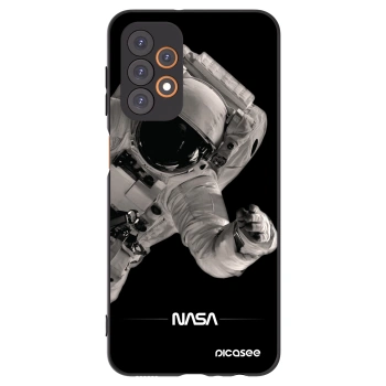 Picasee husă neagră din silicon pentru Samsung Galaxy A23 A235F 4G - Astronaut Big