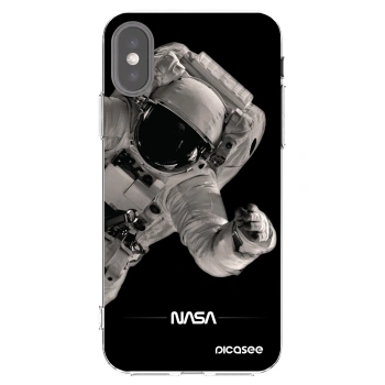 Picasee husă transparentă din silicon pentru Apple iPhone X/XS - Astronaut Big