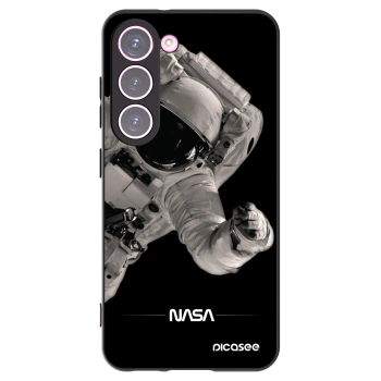 Picasee husă neagră din silicon pentru Samsung Galaxy S23 5G - Astronaut Big