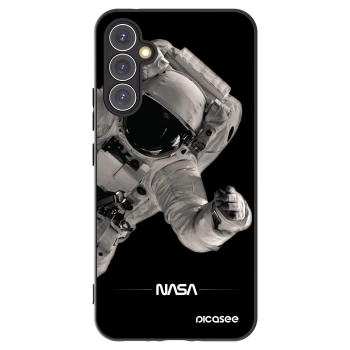 Picasee husă neagră din silicon pentru Samsung Galaxy A34 5G A346B - Astronaut Big