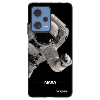 Picasee husă neagră din silicon pentru Xiaomi Redmi Note 12 Pro 5G - Astronaut Big