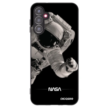 Picasee husă neagră din silicon pentru Samsung Galaxy A14 4G A145R - Astronaut Big