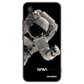 Picasee husă neagră din silicon pentru Samsung Galaxy A04s A047F - Astronaut Big