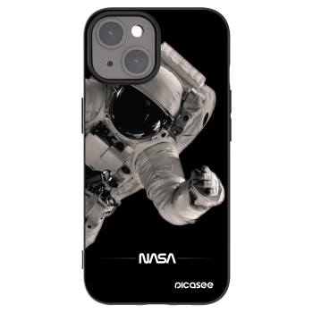 Picasee husă neagră din silicon pentru Apple iPhone 15 - Astronaut Big
