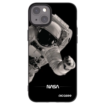 Picasee husă neagră din silicon pentru Apple iPhone 15 Plus - Astronaut Big