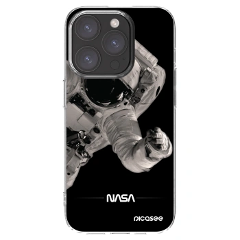 Picasee husă transparentă din silicon pentru Apple iPhone 15 Pro - Astronaut Big