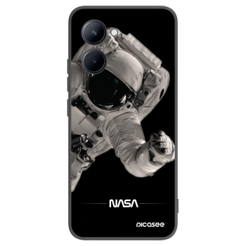 Picasee husă neagră din silicon pentru Realme C33 (2023) - Astronaut Big