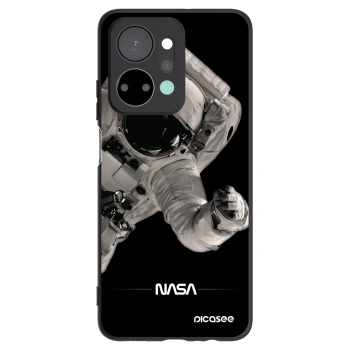 Picasee husă neagră din silicon pentru Honor X7a - Astronaut Big