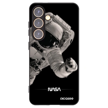 Picasee husă neagră din silicon pentru Samsung Galaxy S24 S921B 5G - Astronaut Big