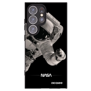 Picasee husă neagră din silicon pentru Samsung Galaxy S24 Ultra S928B 5G - Astronaut Big