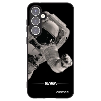 Picasee husă neagră din silicon pentru Samsung Galaxy S23 FE S711B - Astronaut Big