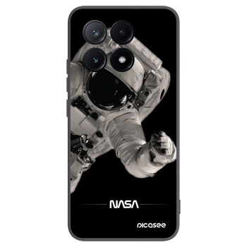 Picasee husă neagră din silicon pentru Xiaomi Poco X6 Pro - Astronaut Big