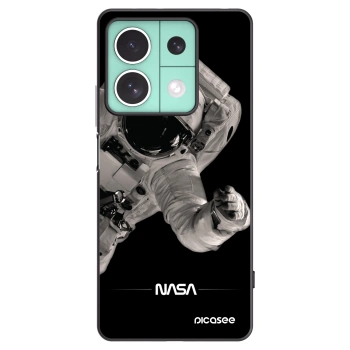 Picasee husă neagră din silicon pentru Xiaomi Redmi Note 13 5G - Astronaut Big