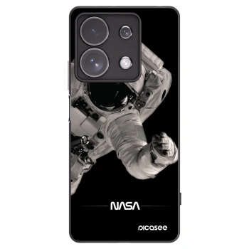 Picasee husă neagră din silicon pentru Xiaomi Redmi Note 13 Pro 4G - Astronaut Big
