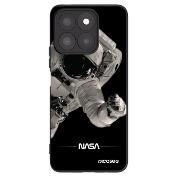Picasee husă neagră din silicon pentru Honor X8b - Astronaut Big