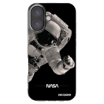 Picasee husă transparentă din silicon pentru Apple iPhone 16 - Astronaut Big
