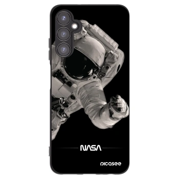Picasee husă neagră din silicon pentru Samsung Galaxy A05s A057G - Astronaut Big