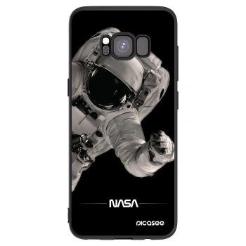 Picasee husă neagră din silicon pentru Samsung Galaxy S8 G950F - Astronaut Big
