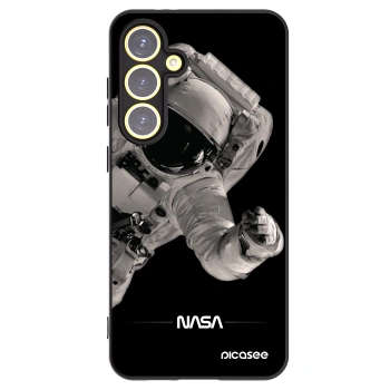 Picasee husă neagră din silicon pentru Samsung Galaxy S24 FE S721B - Astronaut Big