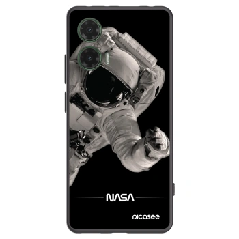 Picasee husă neagră din silicon pentru Motorola Moto G35 5G - Astronaut Big